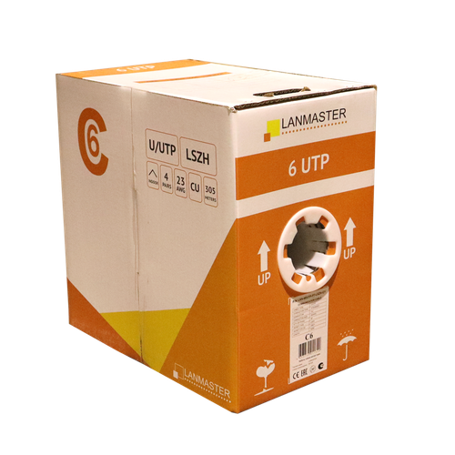 Купить Витая пара Lanmaster LAN-6EUTP-PT-LSZH-GY  9312266. Характеристики, отзывы и цены в Донецке
