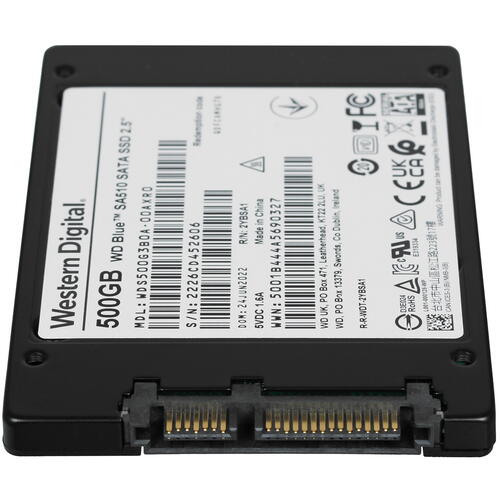 Купить 500 ГБ 2.5" SATA накопитель WD Blue SA510 [WDS500G3B0A]  5063411. Характеристики, отзывы и цены в Донецке