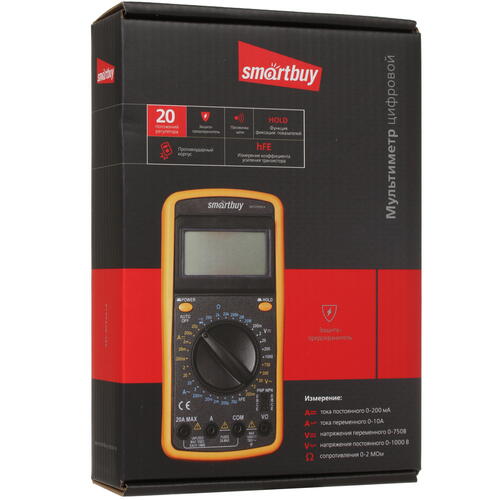 Купить Мультиметр Smartbuy SBT-DT9201A  4765075. Характеристики, отзывы и цены в Донецке