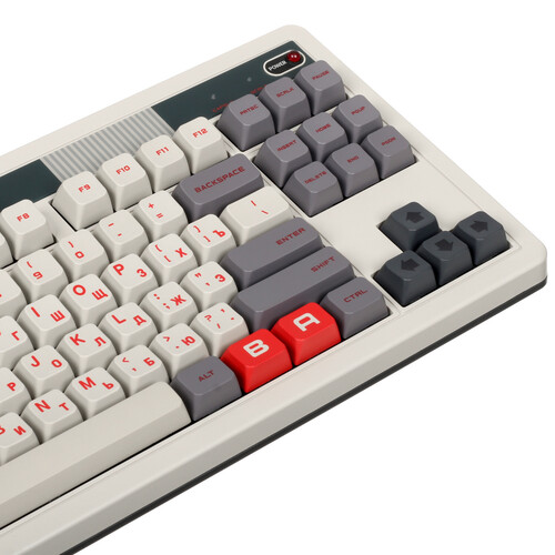 Купить Клавиатура  проводная + беспроводная 8BitDo Retro Mechanical Keyboard - N Edition  5432739. Характеристики, отзывы и цены в Донецке