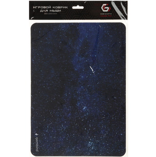 Купить Коврик Gembird MP-35-25-SPACE  черный  5496153. Характеристики, отзывы и цены в Донецке
