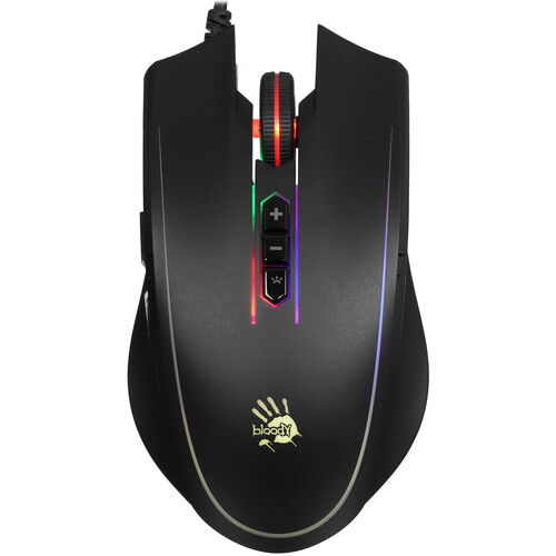 Купить Мышь проводная A4Tech Bloody Q81  черный  5600511. Характеристики, отзывы и цены в Донецке