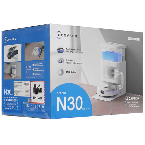 Купить Робот-пылесос Ecovacs DEEBOT N30 PRO Omni белый  5617706. Характеристики, отзывы и цены в Донецке