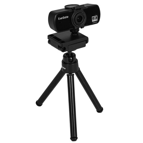 Купить Веб-камера ExeGate Stream C940 Wide 2K T-Tripod  5616993. Характеристики, отзывы и цены в Донецке