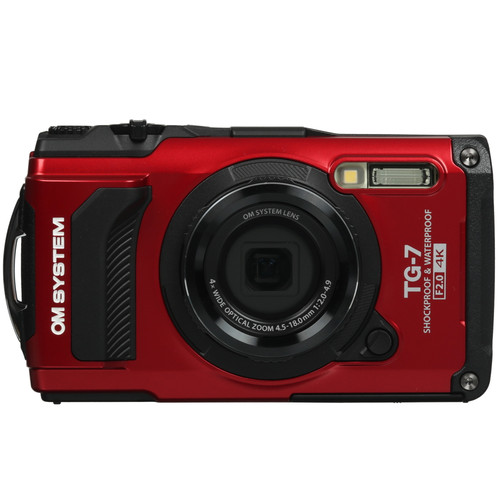 Купить Компактный фотоаппарат Olympus OM System Tough TG-7 красный  5472147. Характеристики, отзывы и цены в Донецке