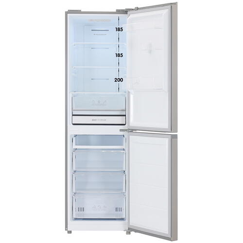 Купить Холодильник с морозильником  DEXP B4-27AMA серебристый  5428791. Характеристики, отзывы и цены в Донецке