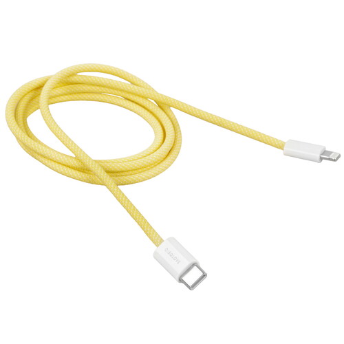 Купить Кабель круглый SOLOVE Lightning 8-pin - USB Type-C желтый 1 м  5479979. Характеристики, отзывы и цены в Донецке