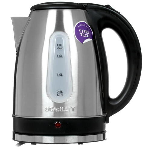 Купить Электрочайник Scarlett SC-EK21S75 серебристый  5335317. Характеристики, отзывы и цены в Донецке
