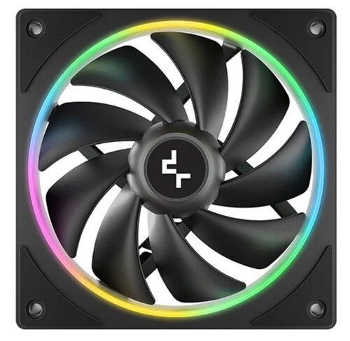 Купить Вентилятор DeepCool FL12 SE [R-FL12SE-BKAPN1-G] черный  5635680. Характеристики, отзывы и цены в Донецке