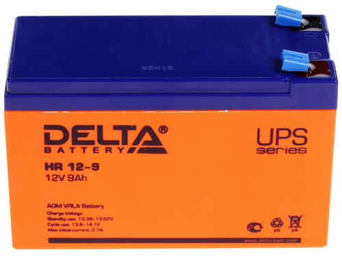 Купить Аккумуляторная батарея для ИБП Delta HR 12-9  6729657. Характеристики, отзывы и цены в Донецке