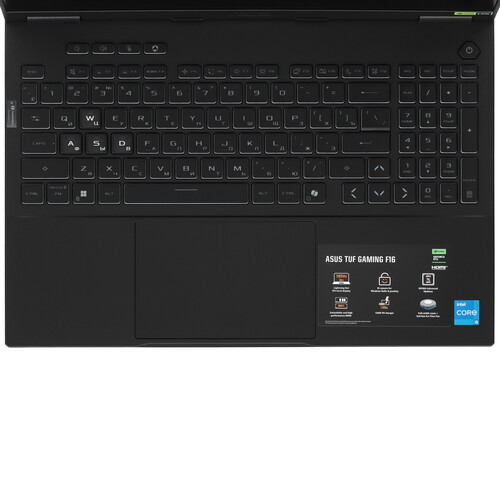 Купить 16" Ноутбук ASUS TUF Gaming F16 FX608JHR-RV140 серый  5639408. Характеристики, отзывы и цены в Донецке