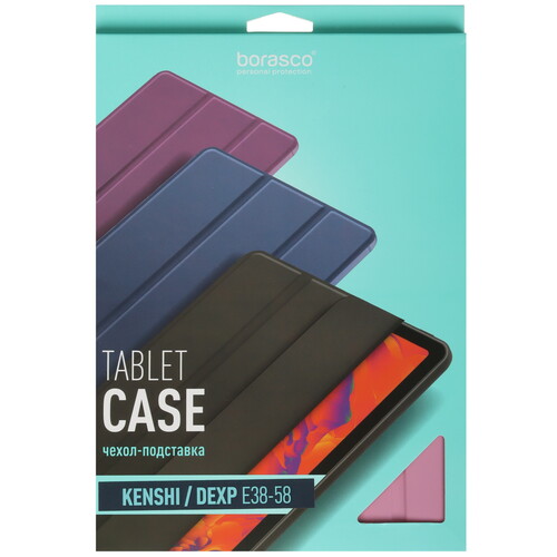 Купить Чехол-книжка BoraSCO для KENSHI E38/ Pad Lite E48 розовый  5611771. Характеристики, отзывы и цены в Донецке