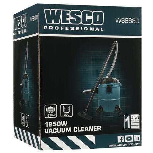 Купить Строительный пылесос  Wesco WS8680  5094343. Характеристики, отзывы и цены в Донецке