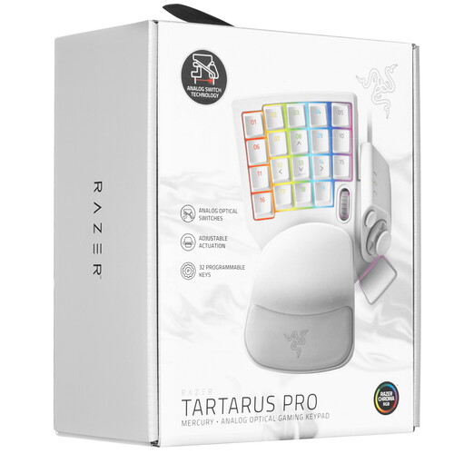 Купить Кейпад  проводная Razer Tartarus Pro Mercury  5078624. Характеристики, отзывы и цены в Донецке