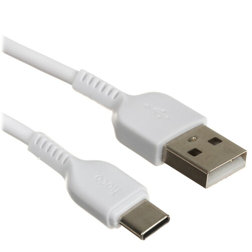 Купить Кабель круглый Hoco USB Type-C - USB 2.0 Type-A белый 3 м  5474972. Характеристики, отзывы и цены в Донецке