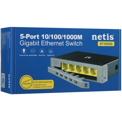 Купить Коммутатор NETIS ST105GD  5610045. Характеристики, отзывы и цены в Донецке