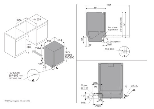 Купить Встраиваемая посудомоечная машина Asko DFI756MUXXL  5485213. Характеристики, отзывы и цены в Донецке