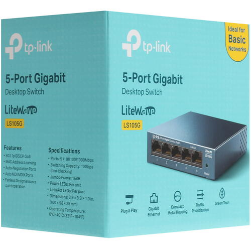 Купить Коммутатор TP-Link LS105G  1395310. Характеристики, отзывы и цены в Донецке