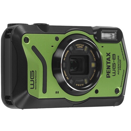 Купить Компактный фотоаппарат PENTAX WG-8 зеленый  9157360. Характеристики, отзывы и цены в Донецке