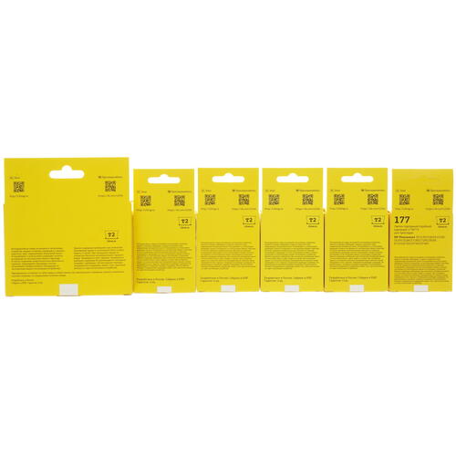 Купить Набор картриджей T2 IC-H177XL_MP голубой, желтый, пурпурный, светло-голубой  9115310. Характеристики, отзывы и цены в Донецке