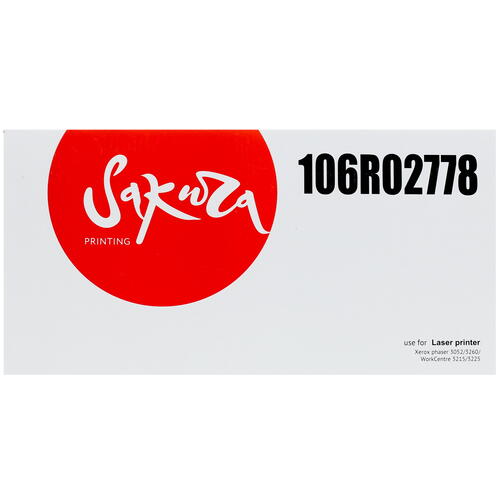 Купить Картридж лазерный SAKURA SA106R02778 черный, с чипом  1302093. Характеристики, отзывы и цены в Донецке