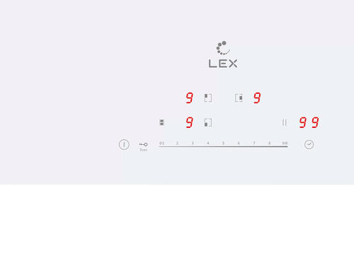Купить Индукционная варочная поверхность LEX EVI 431A WH  9101423. Характеристики, отзывы и цены в Донецке