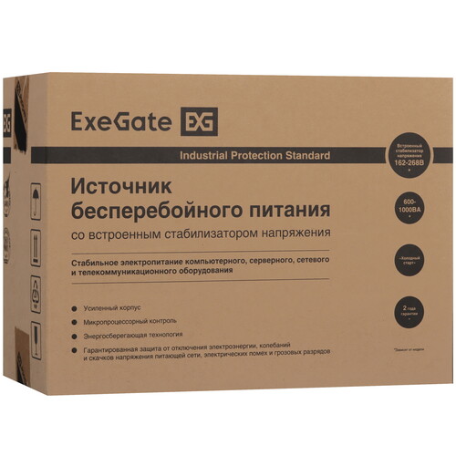 Купить ИБП ExeGate NEO Smart BU-800.LCD.AVR.5SH  9104407. Характеристики, отзывы и цены в Донецке