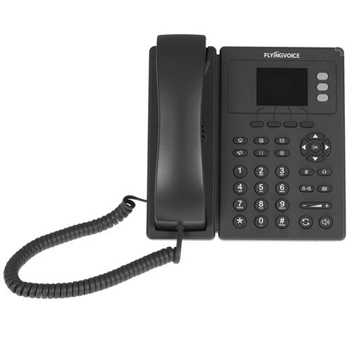 Купить Телефон VoIP Flyingvoice FIP11CP серый  9089011. Характеристики, отзывы и цены в Донецке