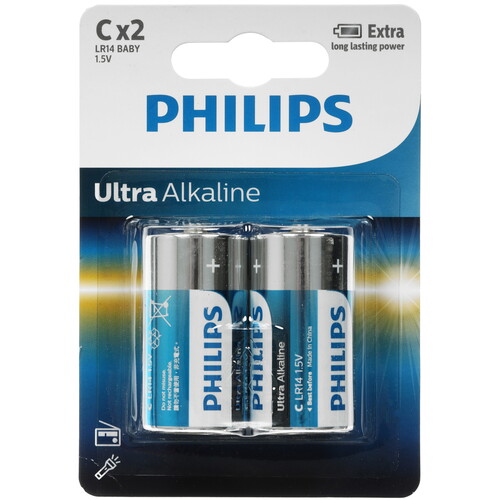 Купить Батарейка Philips LR14E2B/97 C (LR14/ER26500/R14)  9259211. Характеристики, отзывы и цены в Донецке