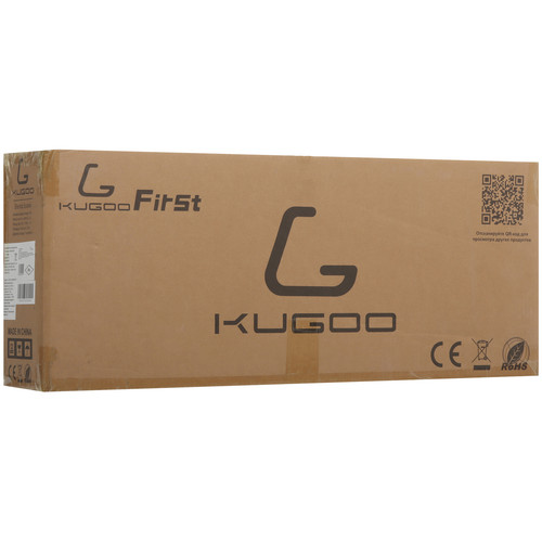 Купить Электросамокат Kugoo First черный  5491137. Характеристики, отзывы и цены в Донецке