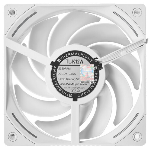 Купить Вентилятор Thermalright TL-K12W  белый  5615635. Характеристики, отзывы и цены в Донецке