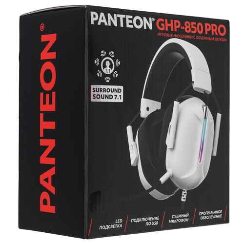 Купить Проводные наушники Panteon GHP-850 PRO белый 2023  9173730. Характеристики, отзывы и цены в Донецке