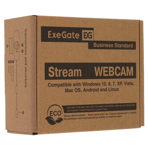 Купить Веб-камера ExeGate Stream C940 Wide 2K T-Tripod  5616993. Характеристики, отзывы и цены в Донецке