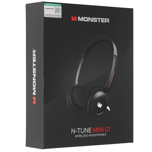 Купить Беспроводные наушники MONSTER N-tune mini 01 черный 2025  9290215. Характеристики, отзывы и цены в Донецке