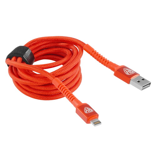 Купить Кабель круглый BY Lightning 8-pin - USB 2.0 Type-A красный 2 м  5482188. Характеристики, отзывы и цены в Донецке