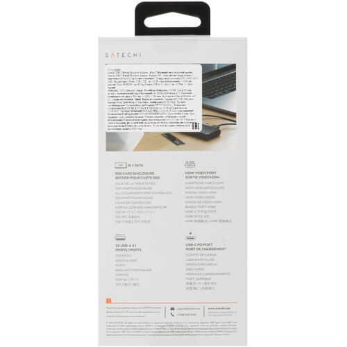 Купить Док-станция Satechi USB-C Hybrid Multiport Adapter  9073309. Характеристики, отзывы и цены в Донецке