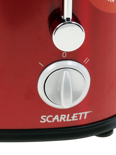 Купить Соковыжималка электрическая Scarlett SC-JE50S15 красный  1065669. Характеристики, отзывы и цены в Донецке
