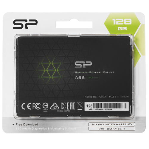 Купить 128 ГБ 2.5" SATA накопитель Silicon Power Ace A56 [SP128GBSS3A56B25]  5446198. Характеристики, отзывы и цены в Донецке
