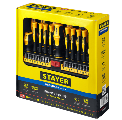 Купить Набор отверток STAYER 25312-H37  9109075. Характеристики, отзывы и цены в Донецке
