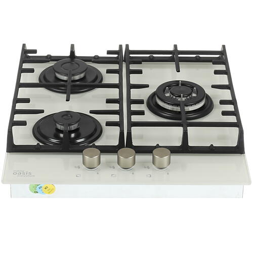 Купить Газовая варочная поверхность Oasis P-3GWT (B)  5346129. Характеристики, отзывы и цены в Донецке