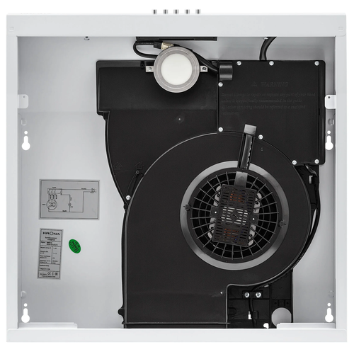 Купить Вытяжка подвесная KRONA BRIANA 500 WHITE PB белый  9214330. Характеристики, отзывы и цены в Донецке