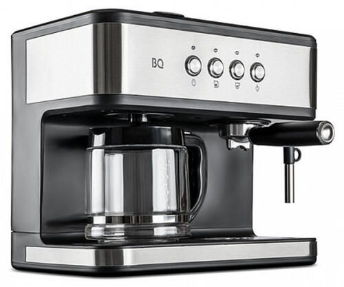 Купить Кофеварка рожковая BQ CM1005 серебристый  9056143. Характеристики, отзывы и цены в Донецке