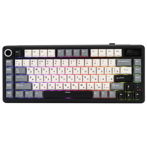 Купить Клавиатура проводная + беспроводная Royal Kludge L75  9268006. Характеристики, отзывы и цены в Донецке