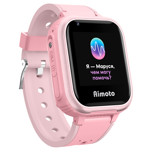 Купить Детские часы Кнопка Жизни Aimoto IQ розовый  4842694. Характеристики, отзывы и цены в Донецке