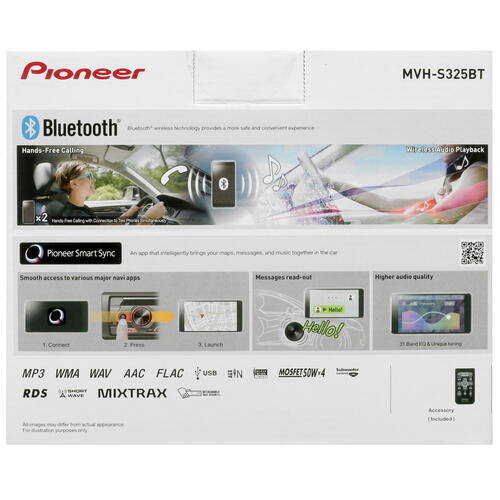 Купить Автопроигрыватель Pioneer MVH-S325BT  5094812. Характеристики, отзывы и цены в Донецке