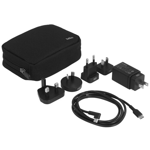 Купить Беспроводное зарядное устройство Belkin 3-in-1 Magnetic Wireless Charging Travel Pad with Qi2 черный  5637436. Характеристики, отзывы и цены в Донецке