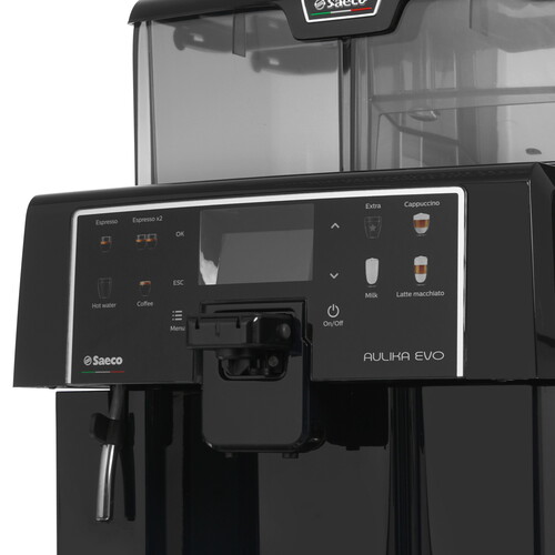Купить Кофемашина автоматическая Saeco Aulika EVO Top High Speed Cappuccino черный  5369838. Характеристики, отзывы и цены в Донецке