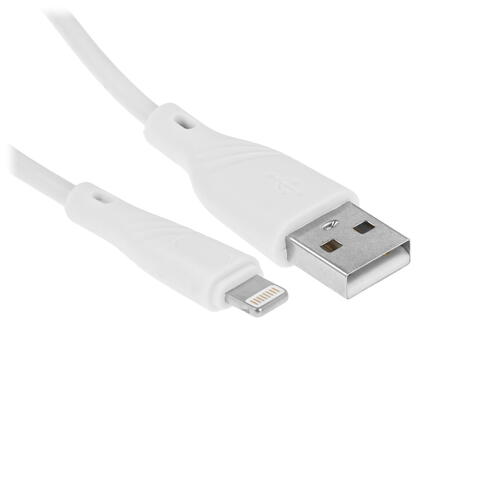 Купить Кабель круглый Cablexpert Lightning 8-pin - USB 2.0 Type-A белый 1 м  5452369. Характеристики, отзывы и цены в Донецке