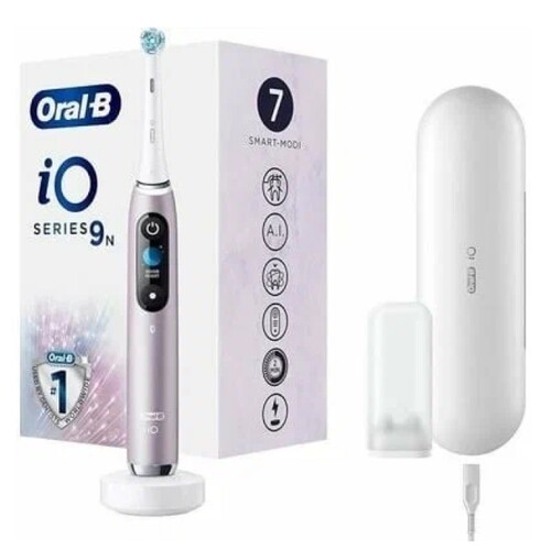 Купить Электрическая зубная щетка ORAL-B iO Series 9N/iOM9 Rose Quartz белый, розовый  5604221. Характеристики, отзывы и цены в Донецке