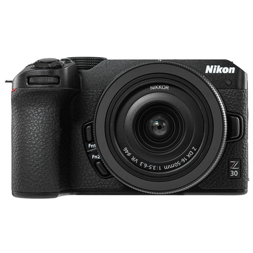 Купить Беззеркальный фотоаппарат Nikon Z 30 Kit 16-50mm DX VR черный  5408393. Характеристики, отзывы и цены в Донецке